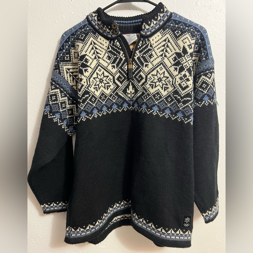 VTG DALE OF NORWAY,Salt Lake 2002 Official Olympic Label Knitwear Tag